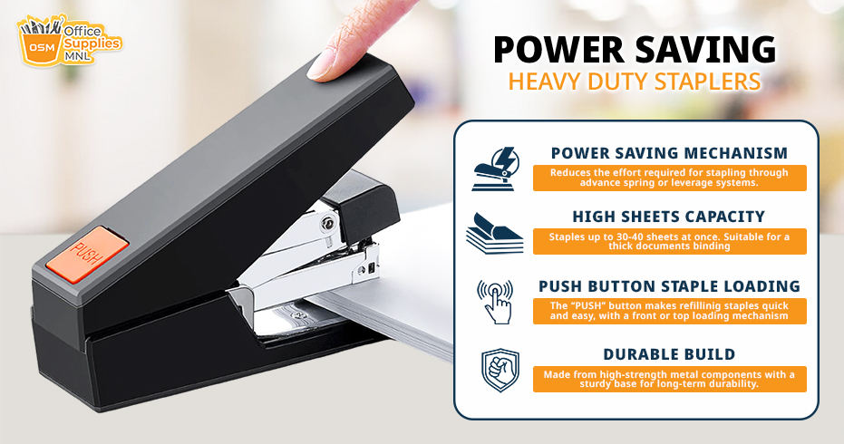 Power Saving Stapler Portable Multifunctional Effortless Press Type ...