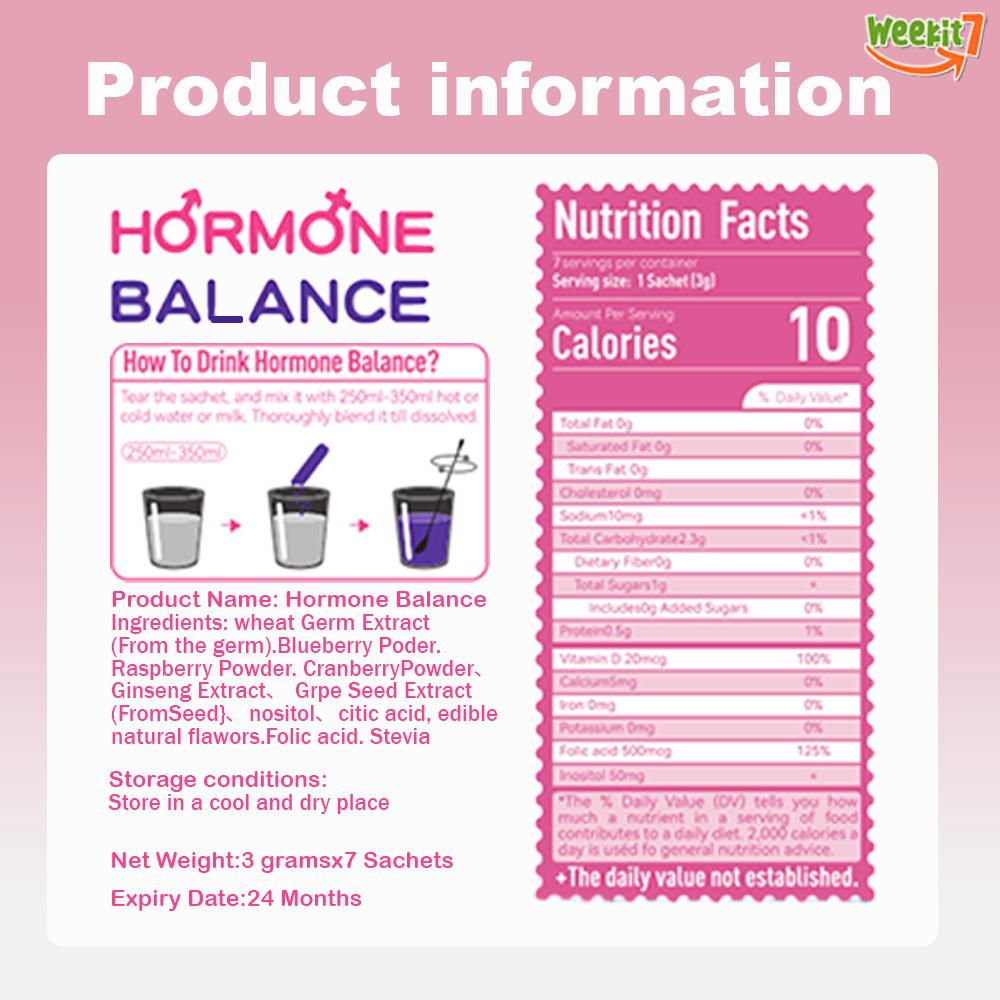 WeeKit7 hormone Balance Supplement –Organic Berry Blend for PMS ...