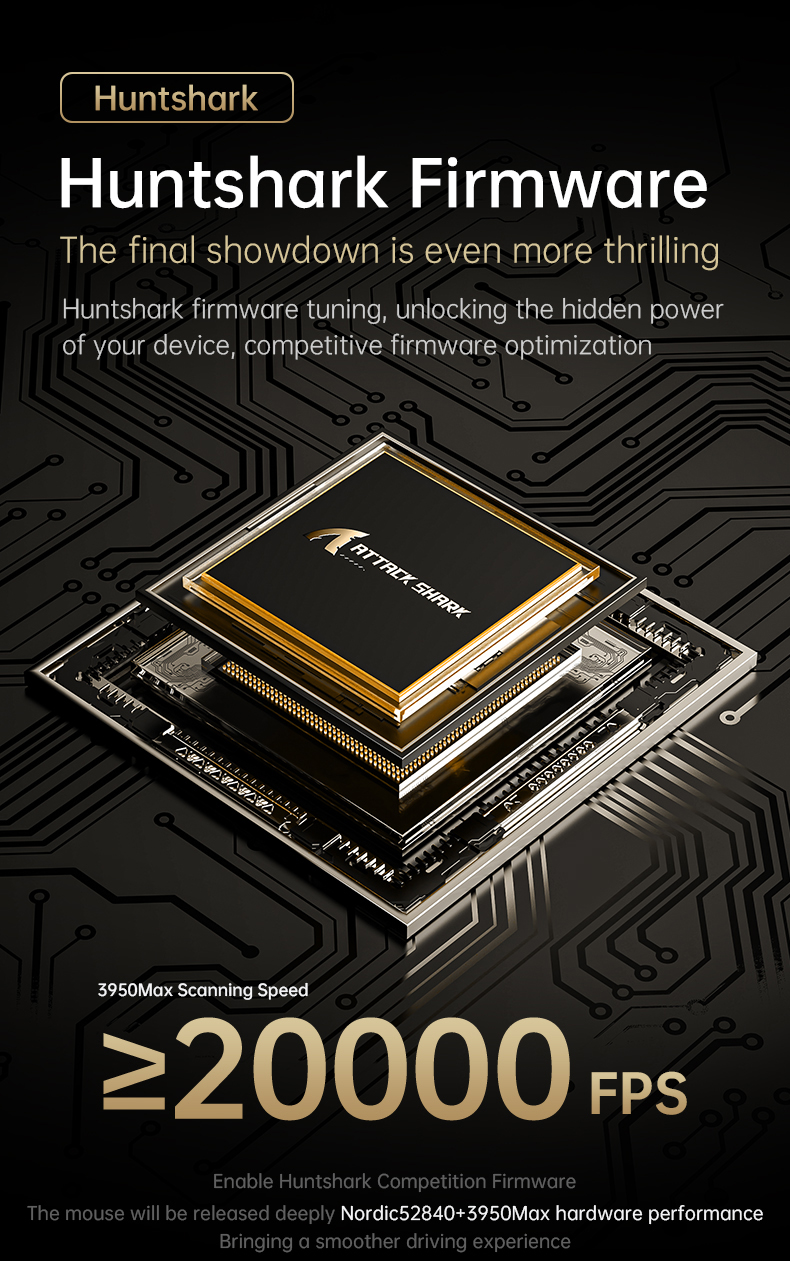 Attack Shark R11 Ultra Carbon Fiber 8K Wireless Mouse PAW3950 Max ...