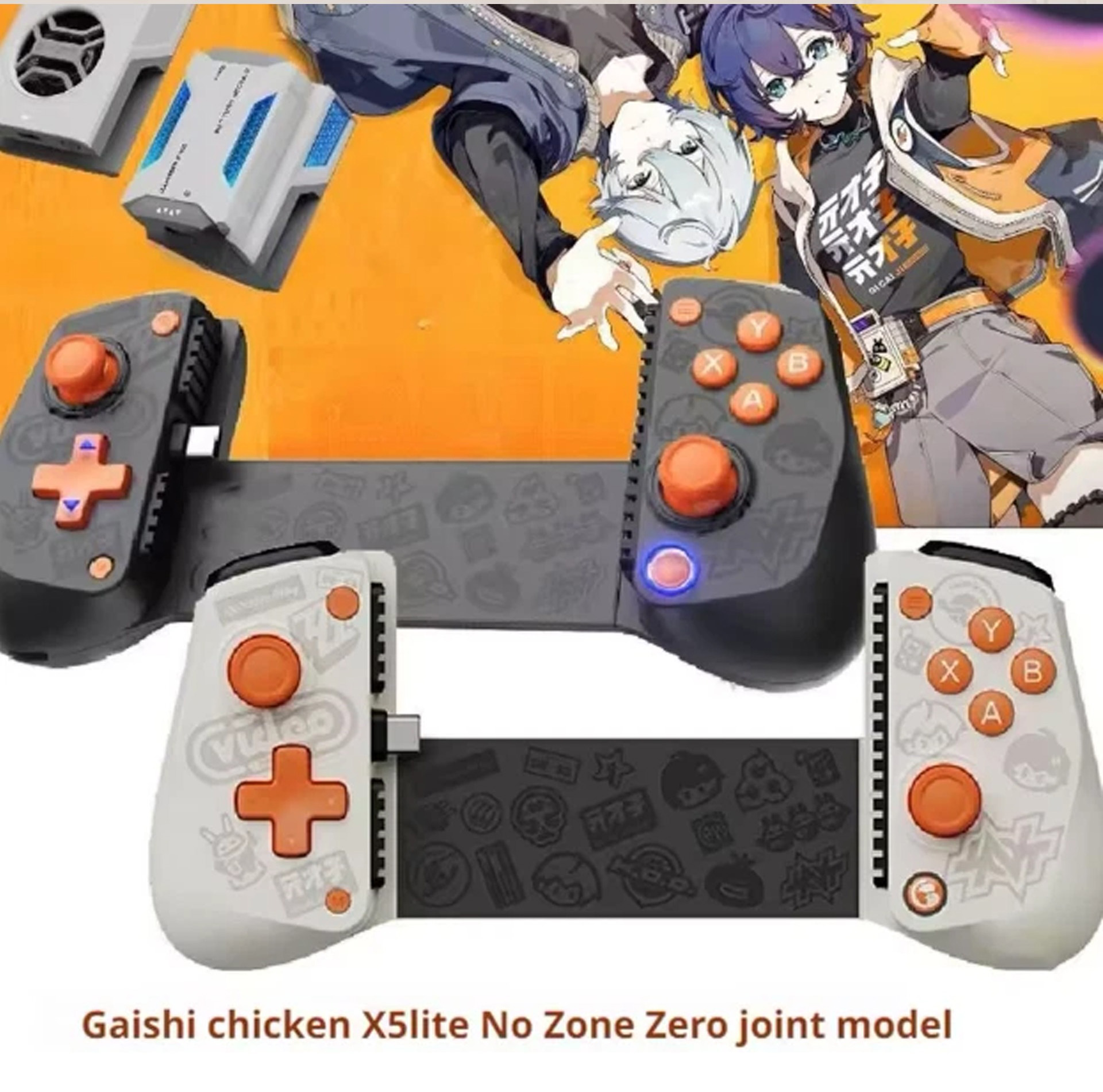 GameSir x Zenless Zone Zero X5 Lite Type-C Wired Mobile Game Controller ...