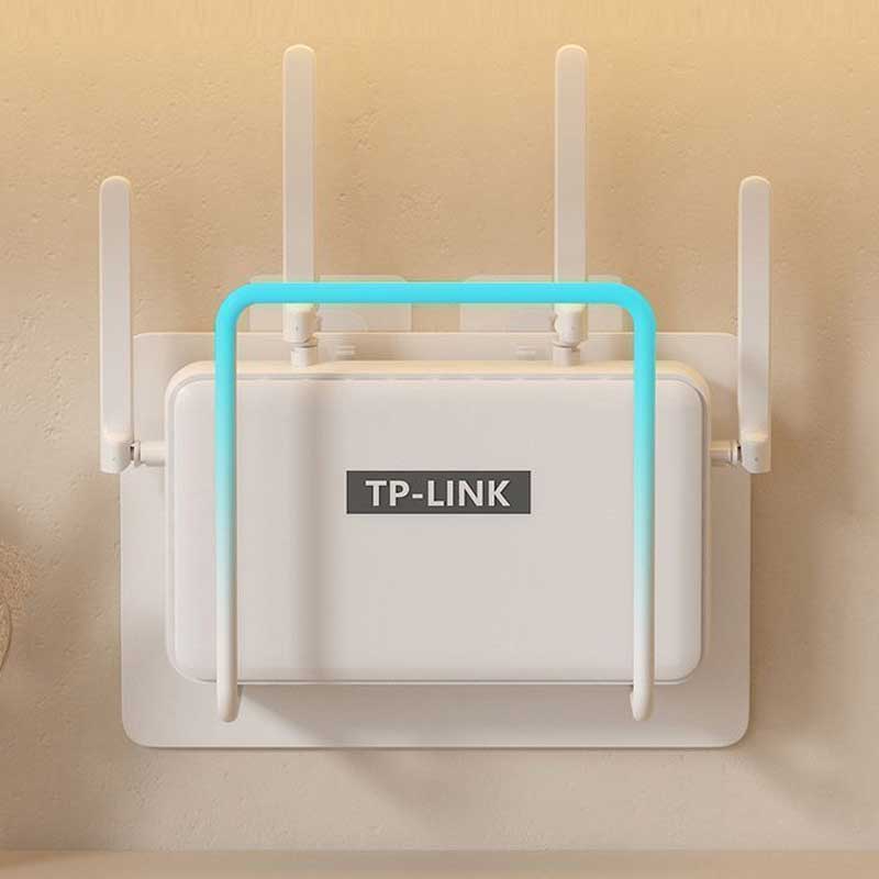 Router Storage Shelf Wall Mount No Drill Ventilated Cable Organizer for ...