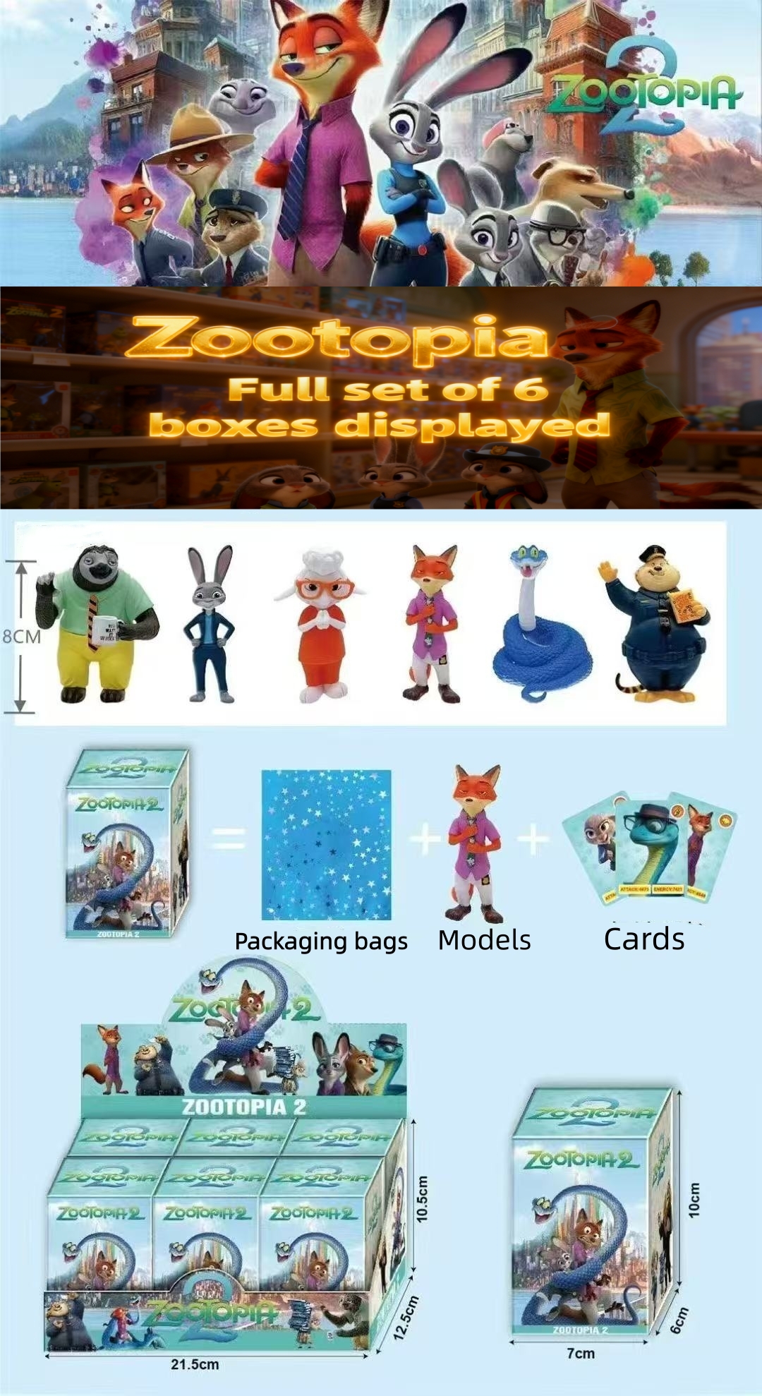zootopia series - adorable & collectible judy hopps & nick wilde Model ...
