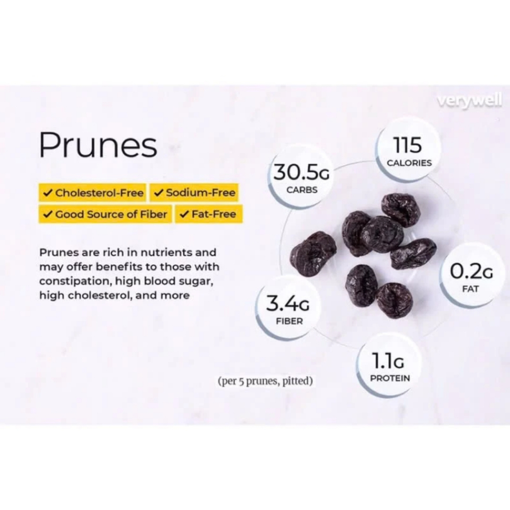 READY STOCK | Premium Dried Prunes Natural No Sugar, No Fat Healthy ...
