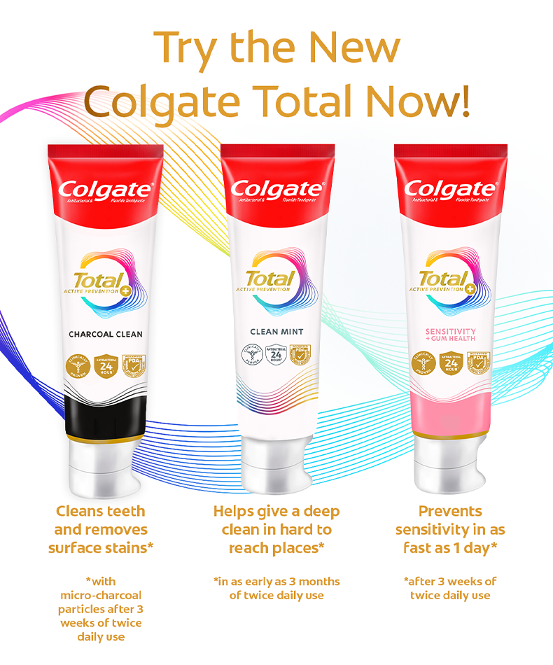 NEW Colgate Total Breath Health Antibacterial Toothpaste, Keeps Breath ...