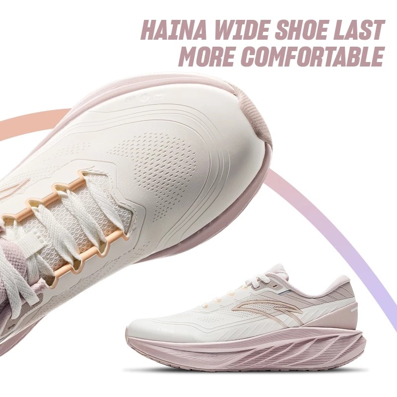 ANTA Women Float PG 7 Running Shoes 2E Widefoot Rebound Breathable ...