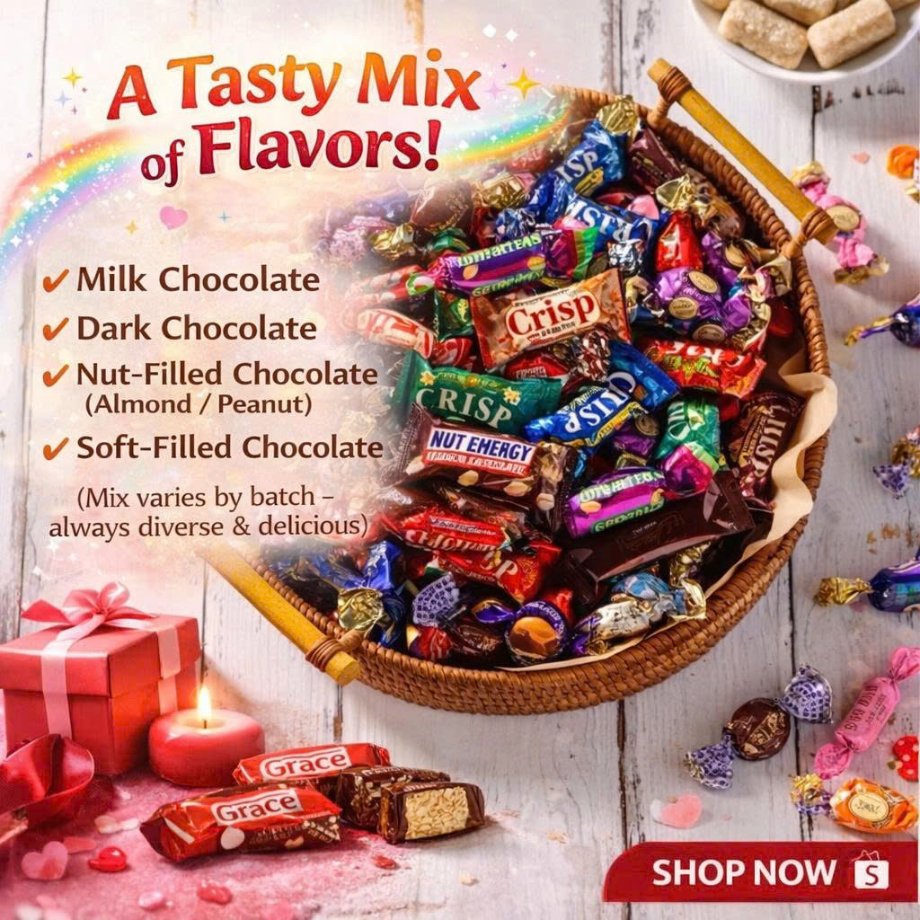 [ BUY 1kg GET 1kg ] Russian Chocolate Mixed Fructose Candy 500g ...