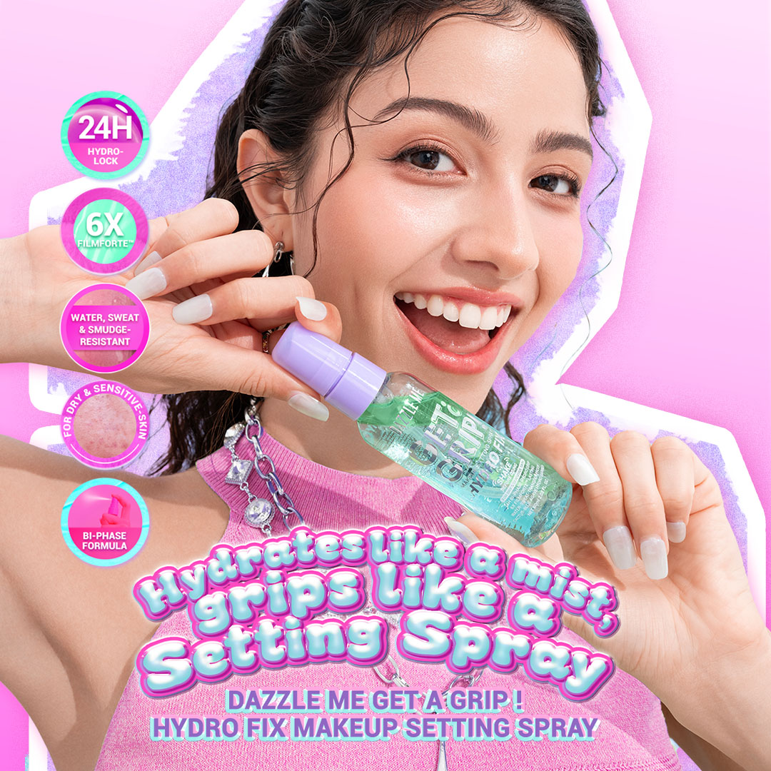 MOST LOVED! | DAZZLE ME Get a Grip! Makeup Setting Spray | Setting ...