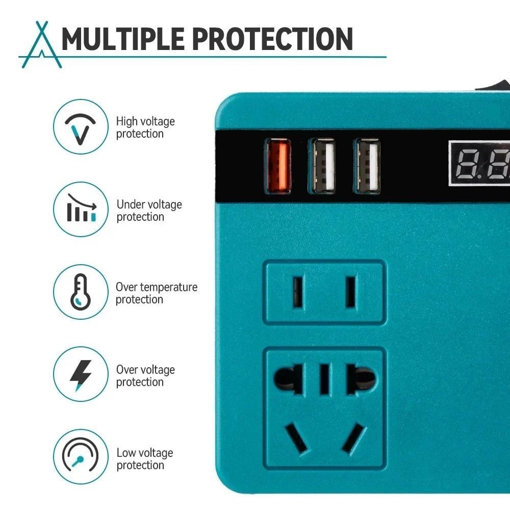 120W Compact Power Inverter for 21V Battery | Shopee Philippines
