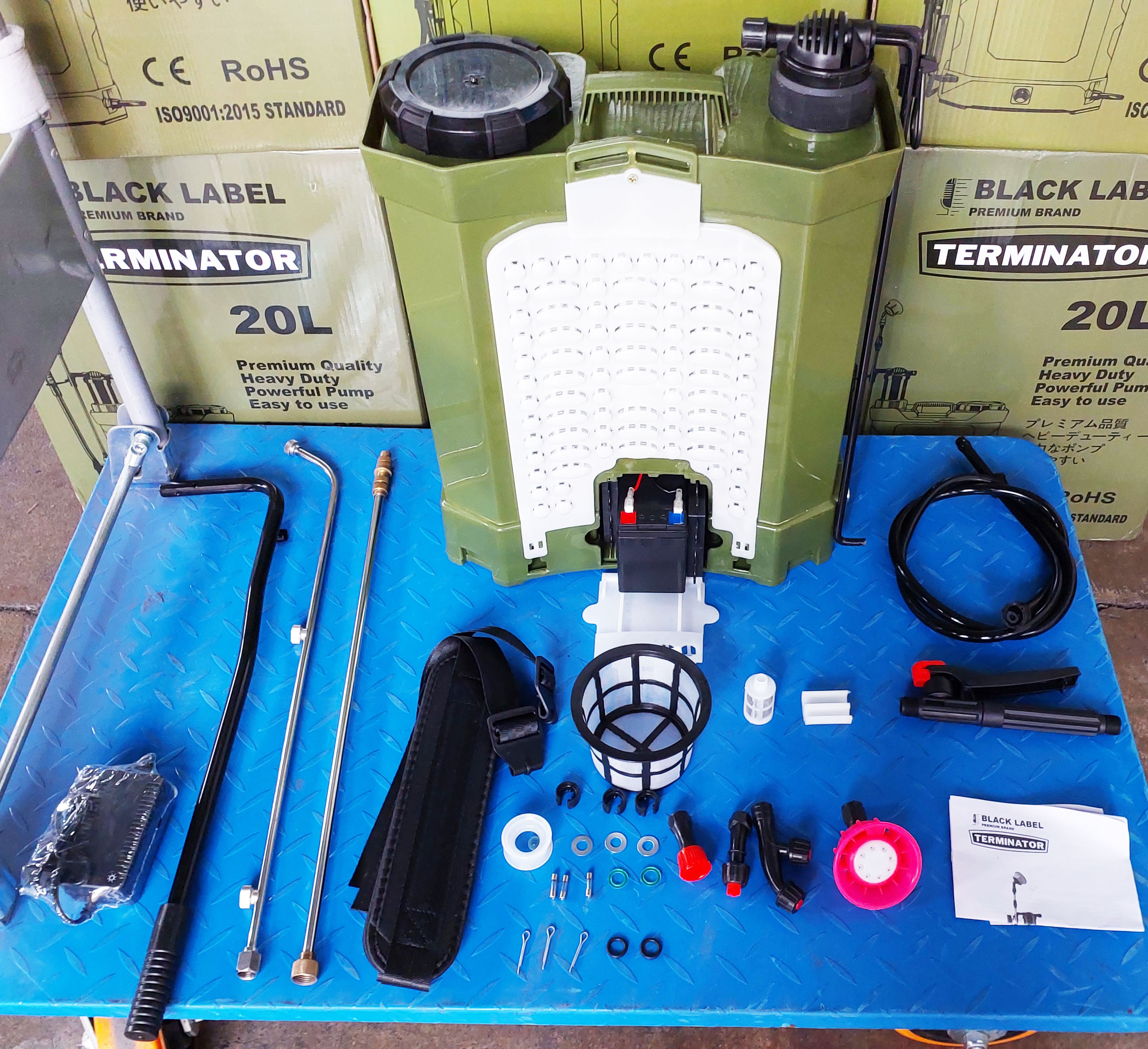 [JAPAN TERMINATOR] 20 Liter Knapsack Sprayer Dual 2 in 1 Electric ...
