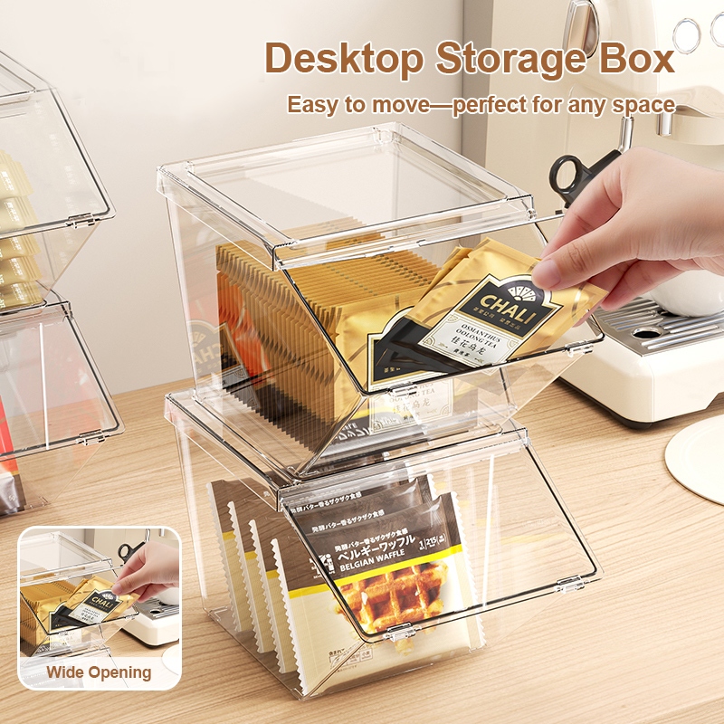 8pcs Sari sari store organizer Candy Display Storage Box Acrylic ...