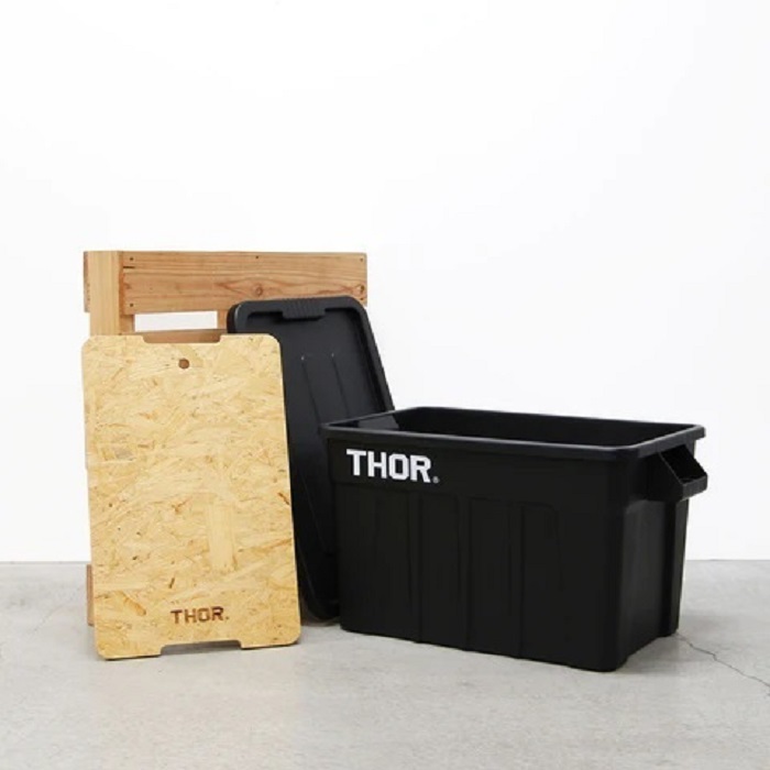 THOR 75 Liter Stackable Storage Box for Camping and Clothes Storing ...