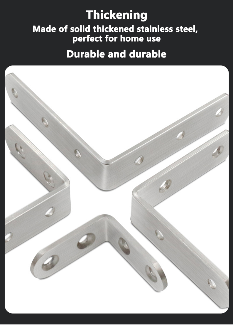 90-degree Stainless Steel Corner Code Hardware Thickened Square Corner ...