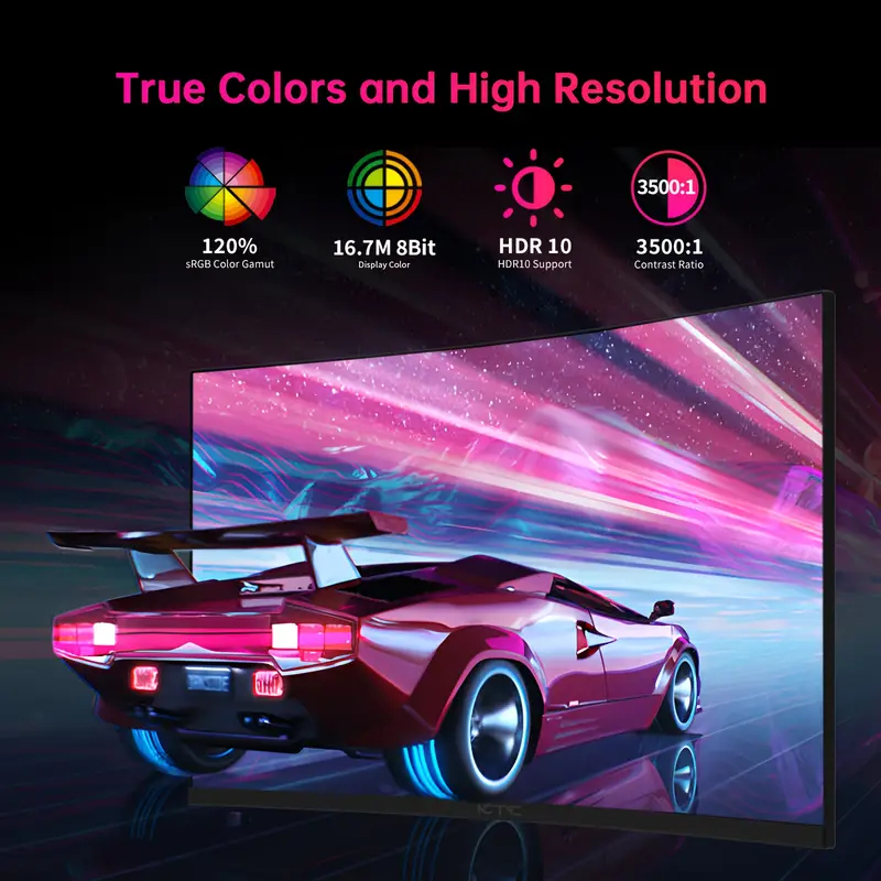 EXPOSE 27 24 Inch Gaming Monitor for PC Curved Computer 75HZ 144HZ 22 ...