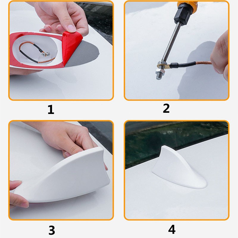 Universal Shark Fin Car Roof Antenna Cover – Carbon Fiber Look | Shopee ...