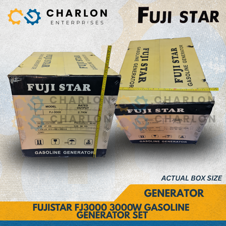 Fujistar FJ3000 3000W Gasoline Generator Set | Shopee Philippines