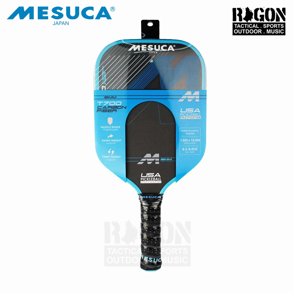 Mesuca Japan Sports Carbon Fiber Pickleball Paddle 16mm Pro Racket MES ...