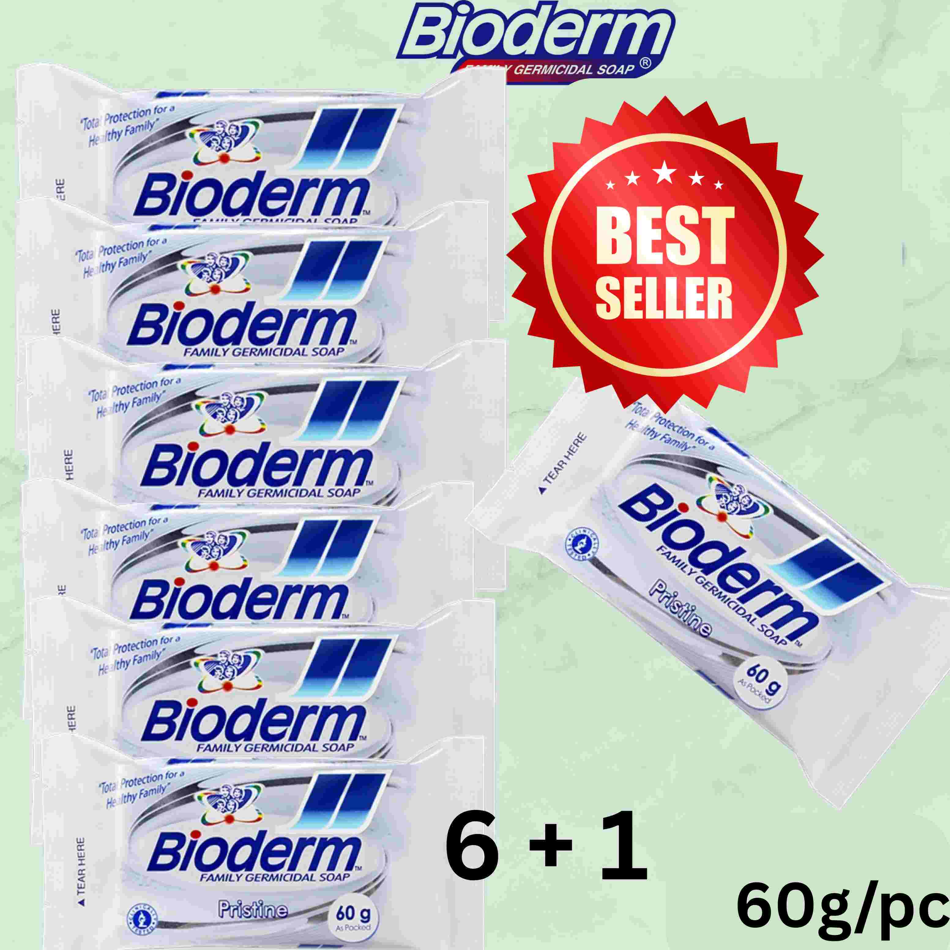 BIODERM FAMILY GERMICIDAL SOAP CLEAN WHITE 60g/sachet | Shopee Philippines