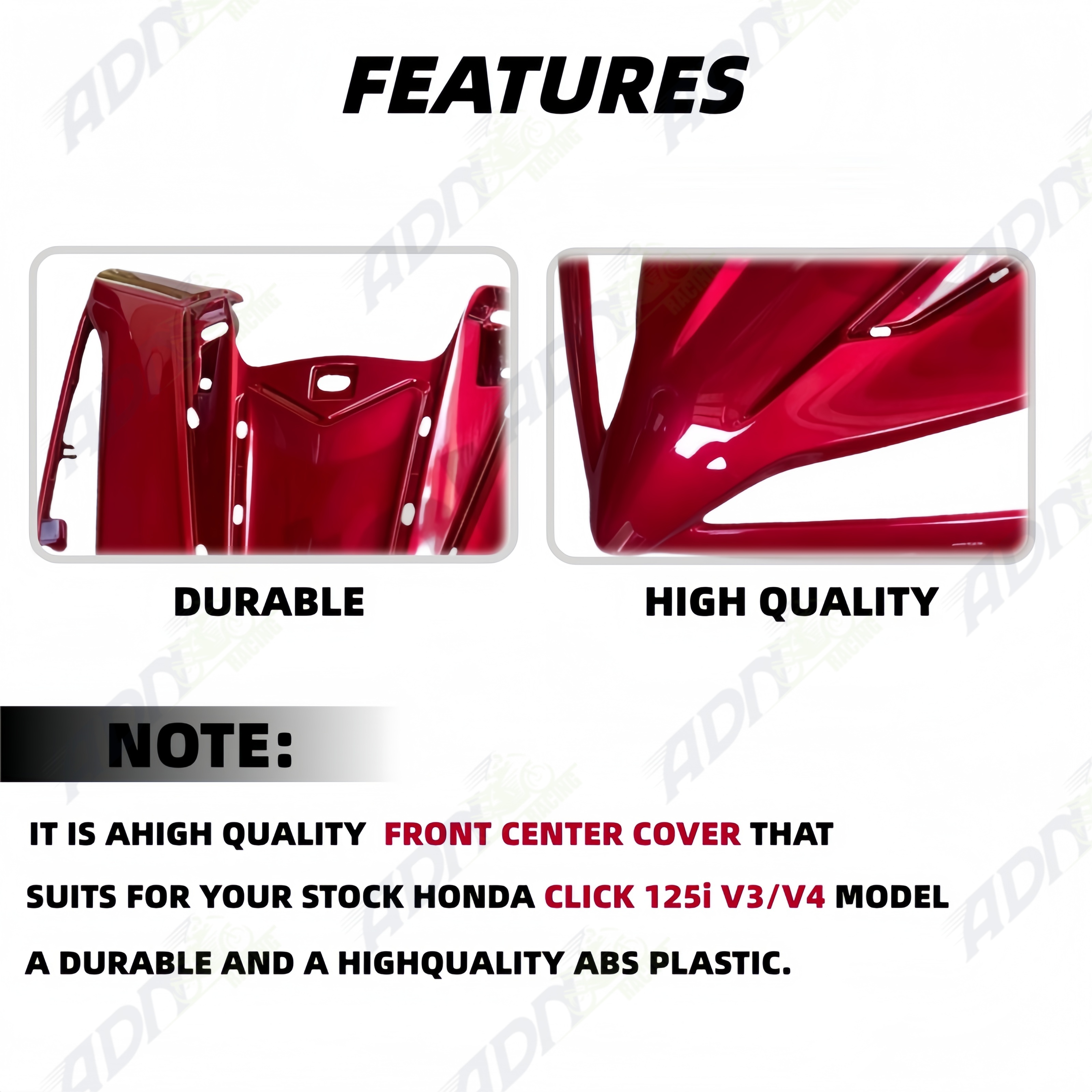 Front Center Cover For Honda Click 125i 150i V3 V4 Genuine Made in ...