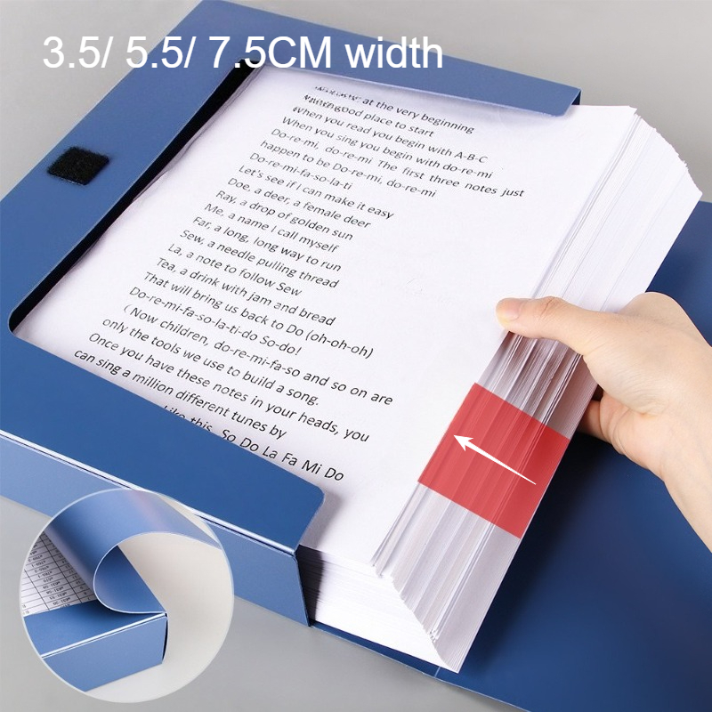 Long File Box Storage Box Foldable Box Document Organizer File Case ...