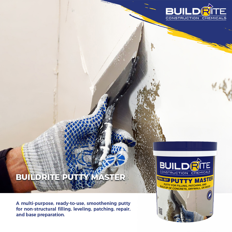 BUILDRITE TOFIL 807 PUTTY MASTER - Multi-Purpose Putty for Filling ...