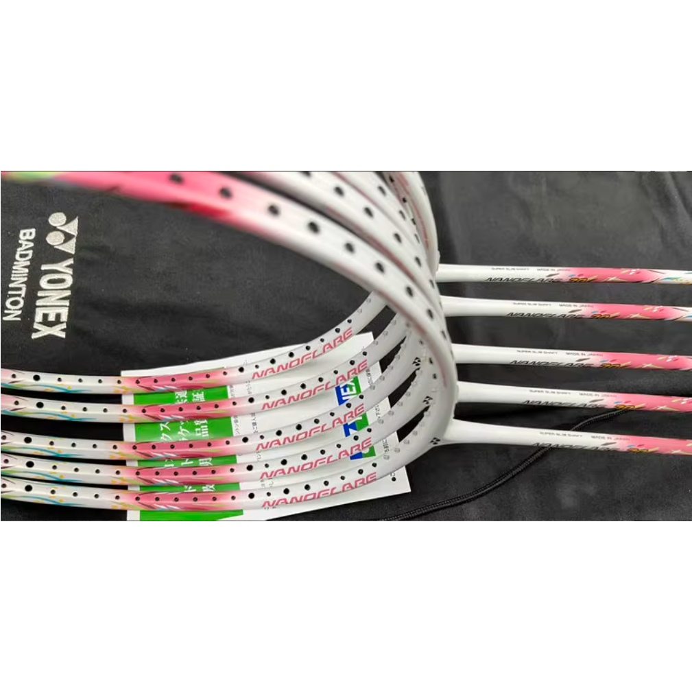 YY NANOFLARE 70 Pink /100zz Badminton Racket Full Carbon Single 4U ...