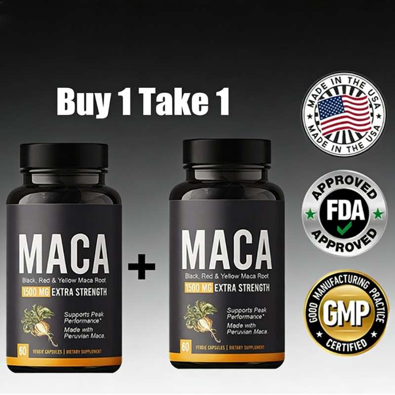 SALE!!! Buy1Take1Organic Peruvian Maca Root 60 capsules，provide energy ...