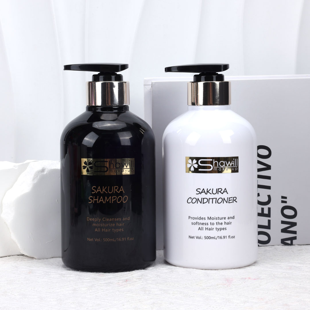 Shawill Sakura Shampoo + Conditioner Clean Scalp Moisturize Hair Care 2 ...