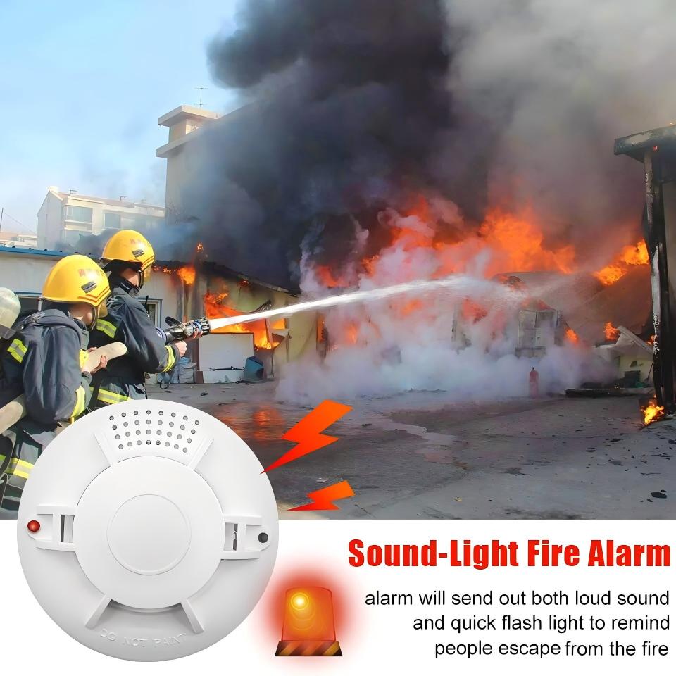 Fire Detector Smoke Detector Alarm Smoke Sensor Fire Sensor Home Fire ...