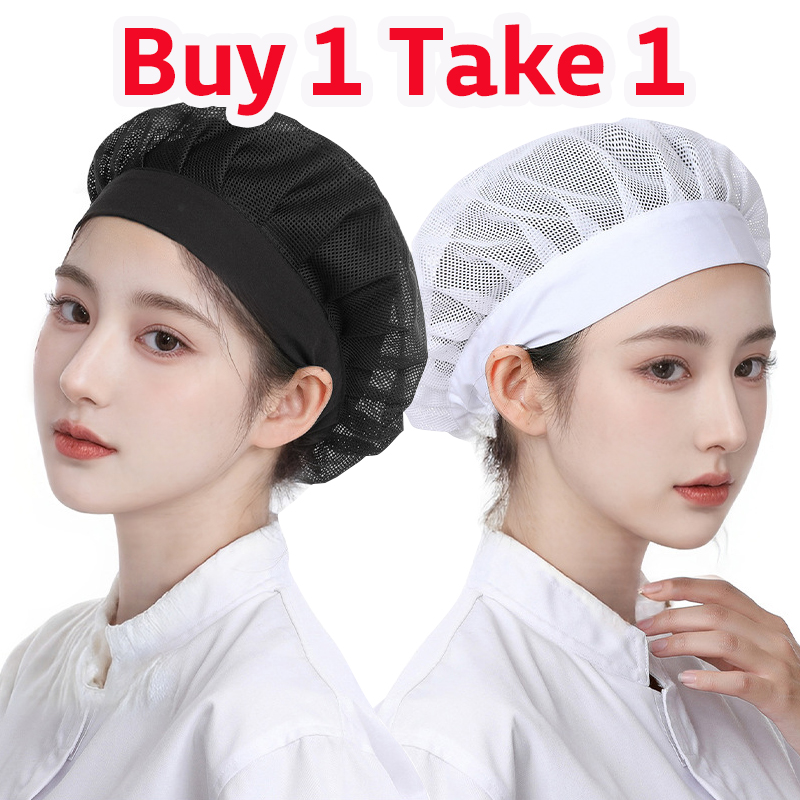 BUY 1 TAKE 1 Hairnet Cap style for your Staff-- washable | Shopee ...