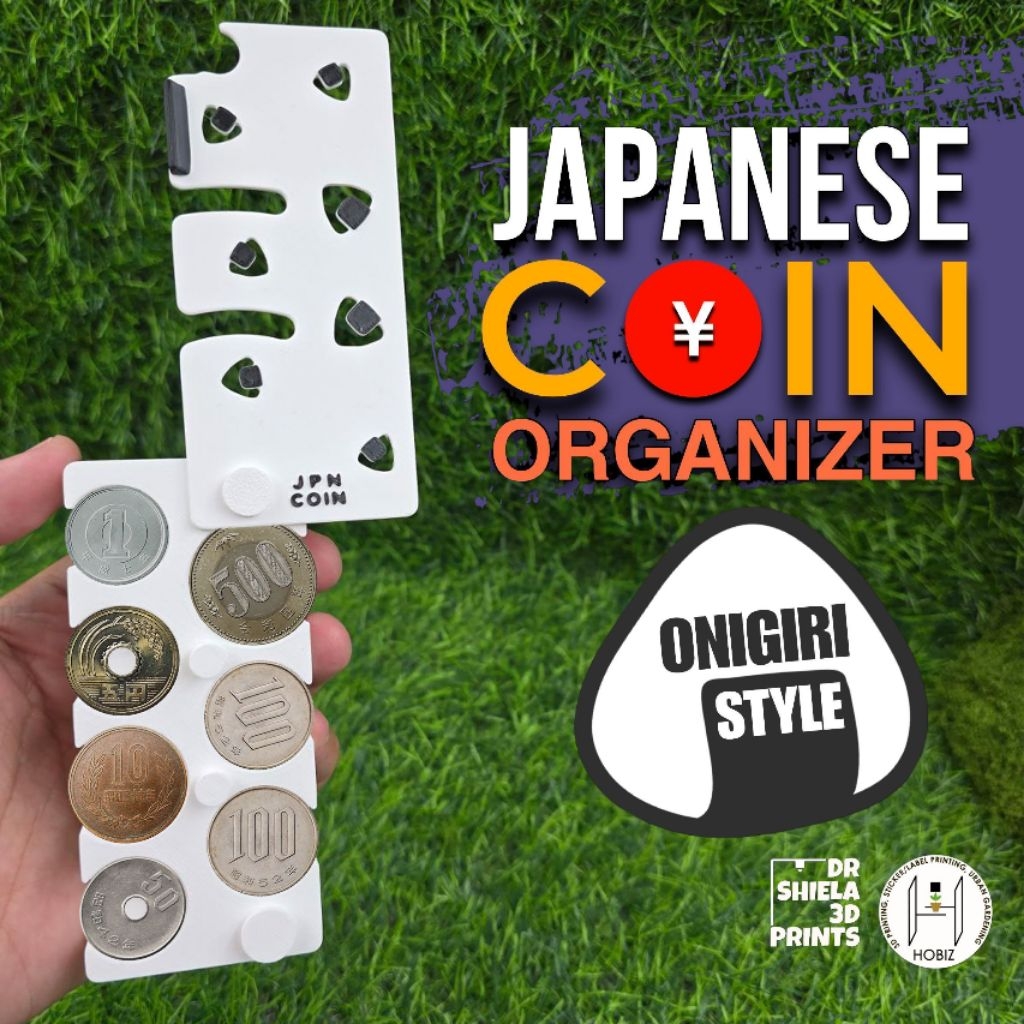 JAPANESE COIN ORGANIZER ONIGIRI STYLE BY HOBIZ | Shopee Philippines