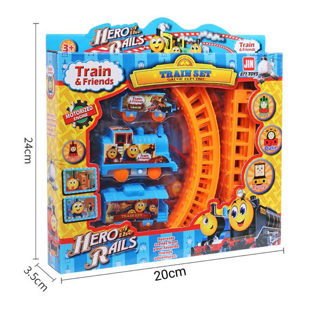 HTF Battery operated Train with Rail toy car for Kids 3+Ages | Shopee ...