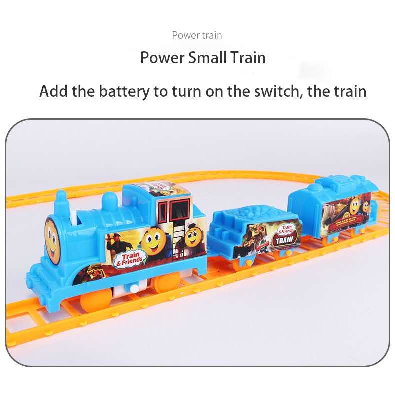 HTF Battery operated Train with Rail toy car for Kids 3+Ages | Shopee ...