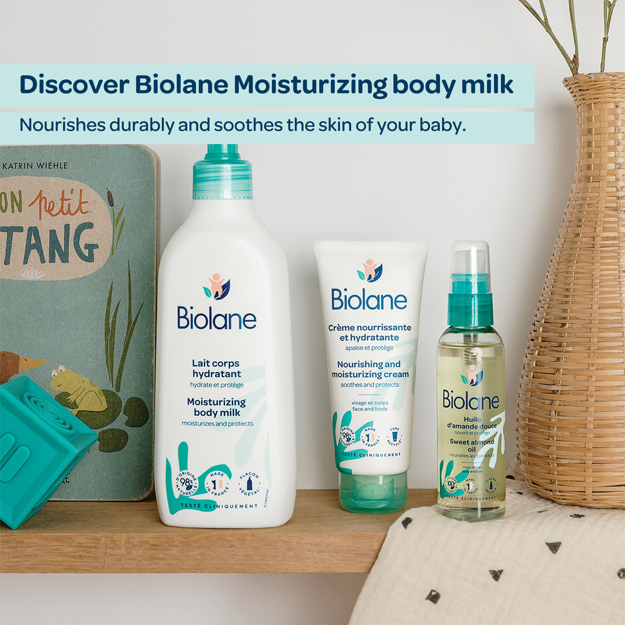 Biolane Moisturizing Body Milk for Baby 350 ml | Shopee Philippines