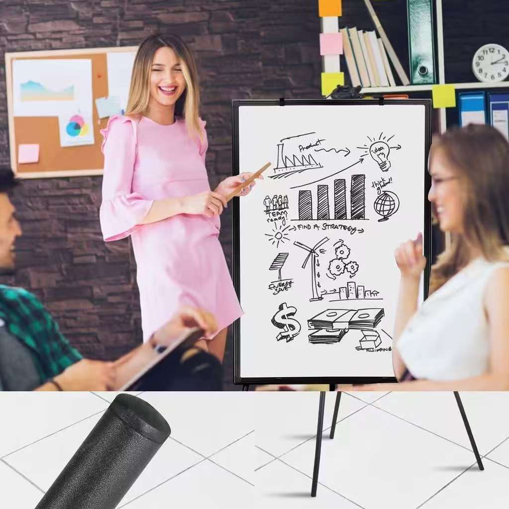 Tripod White Board Writing Stand Adjustable Foldable Office Vertical ...