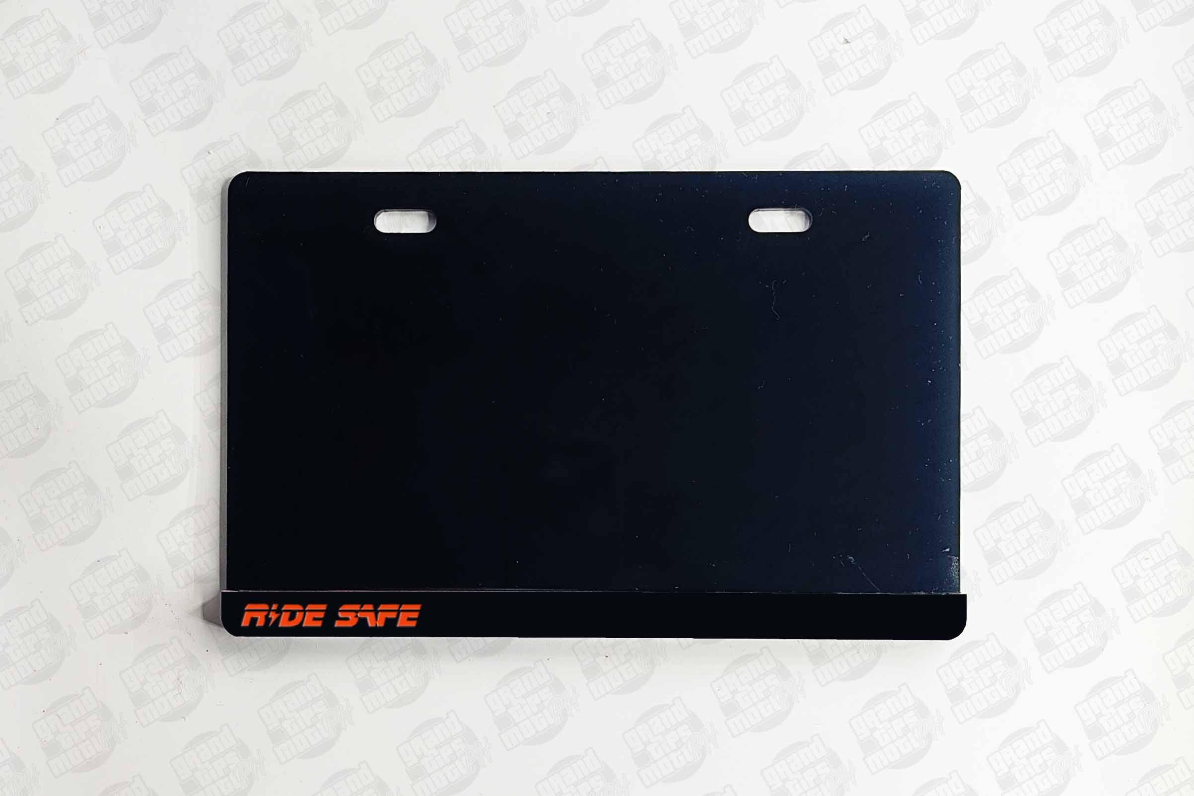 PLATE NUMBER BACK PROTECTION COVER FOR MOTORCYCLE - ORANGE RIDESAFE ...