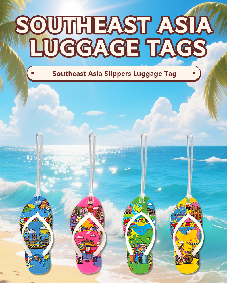 Label Luggage Masskara Festival Mask+Jeepney Tag Travel Suitcase Bag ...
