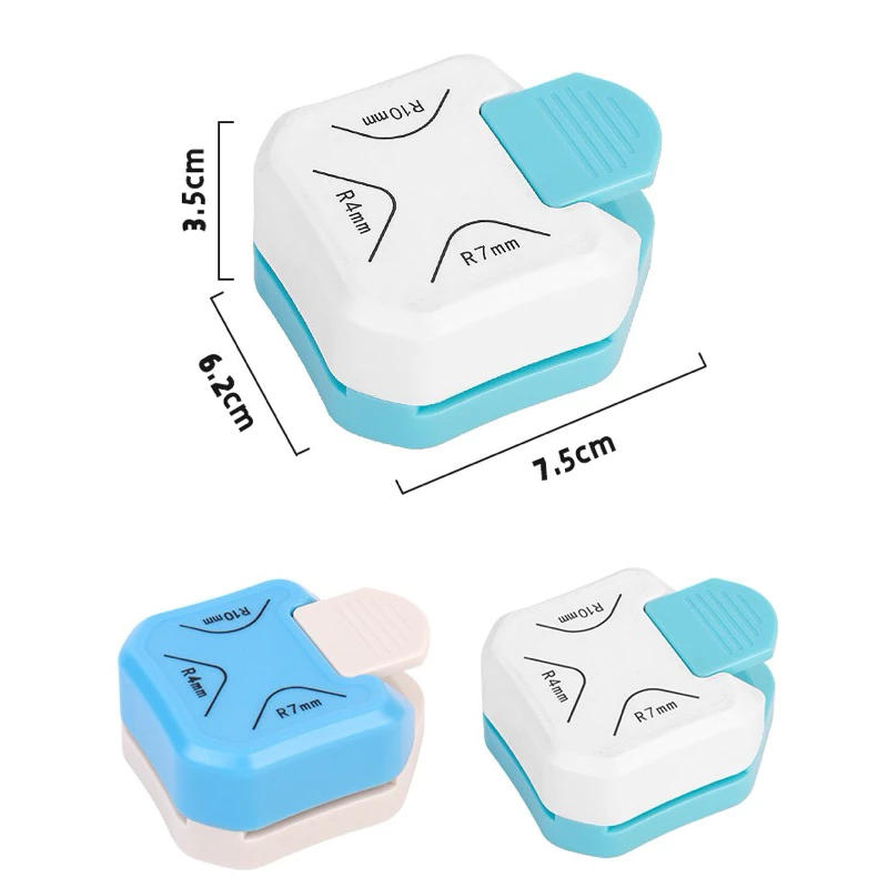 3 In 1 Corner Rounder Punch Paper Cutter Card Making for Photo Cards ...