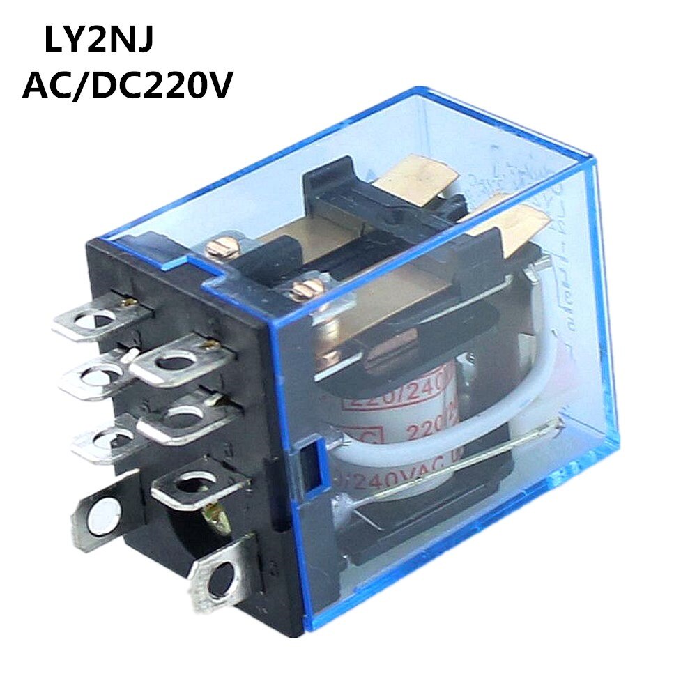 Electromagnetic Power Relay General Purpose Mini Relays w Socket Base ...