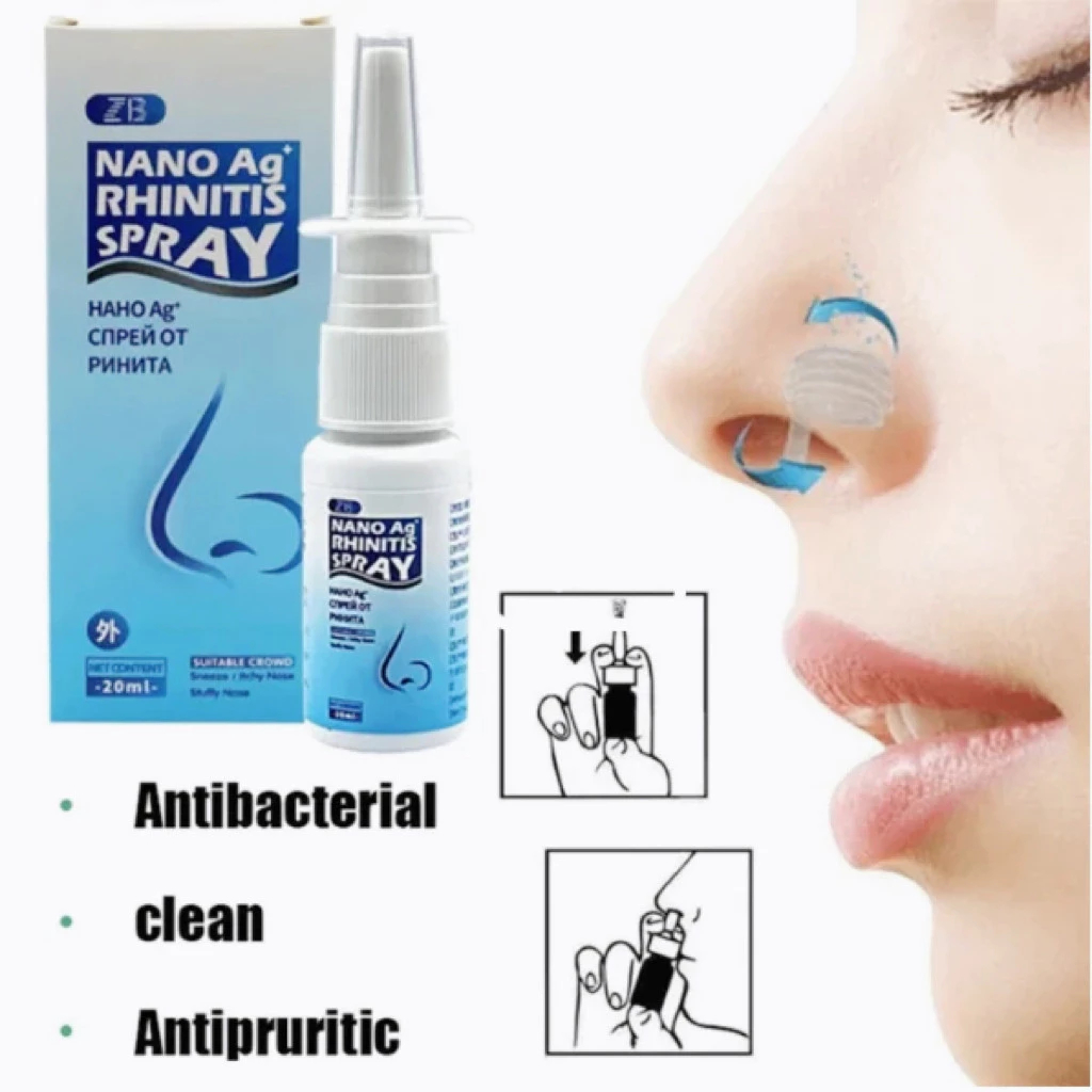 Powerful Rhinitis Cure Spray Chronic Allergic Rhinitis Sinusitis ...