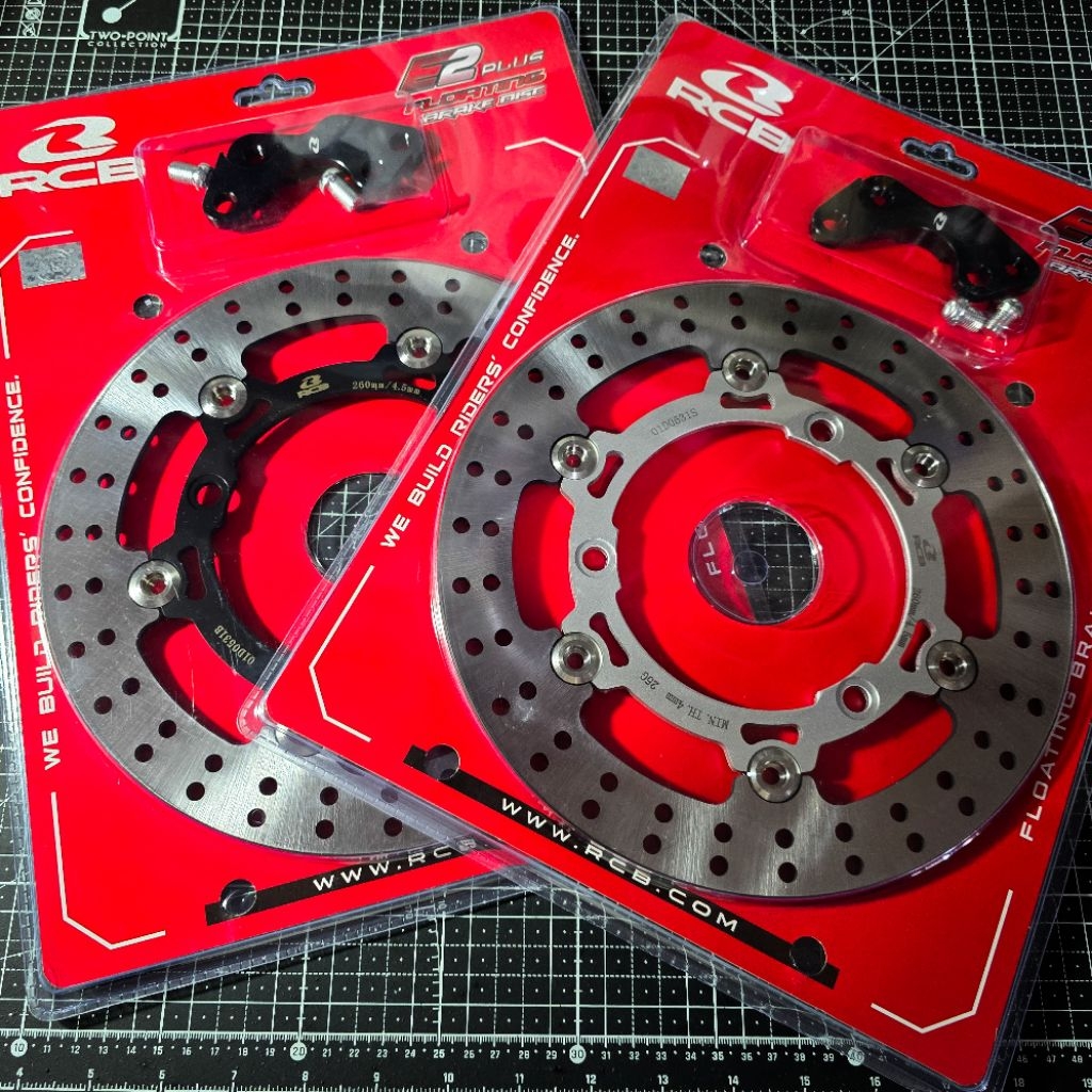 RCB E2+ Floating Disc Brake 260mm with Bracket FR (Aerox/Nmax V1 V2 V3 ...