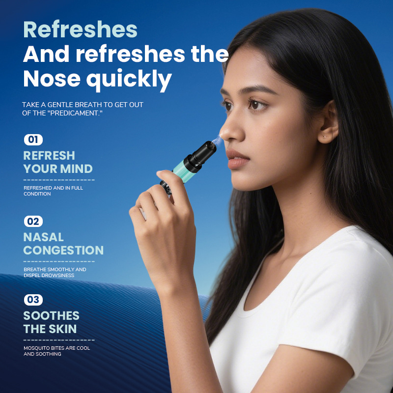 QCHZOC Peppermint Black Inhaler from Thailand - Authentic - Thai Nasal ...