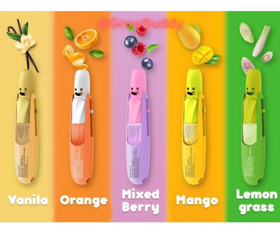 Authentic 2in1 PASTEL POCKET FRUITY INHALER ORIGINAL 1pc made Thailand ...