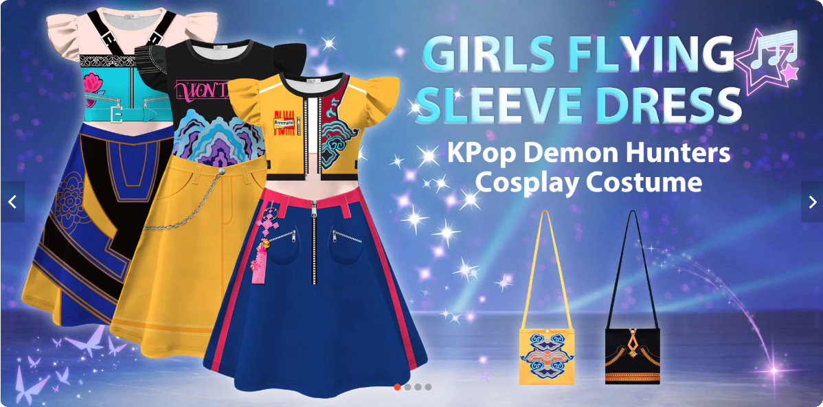 Manila） KPop Demon Hunters Rumi Zoey Cosplay Costume Mira Uniform ...