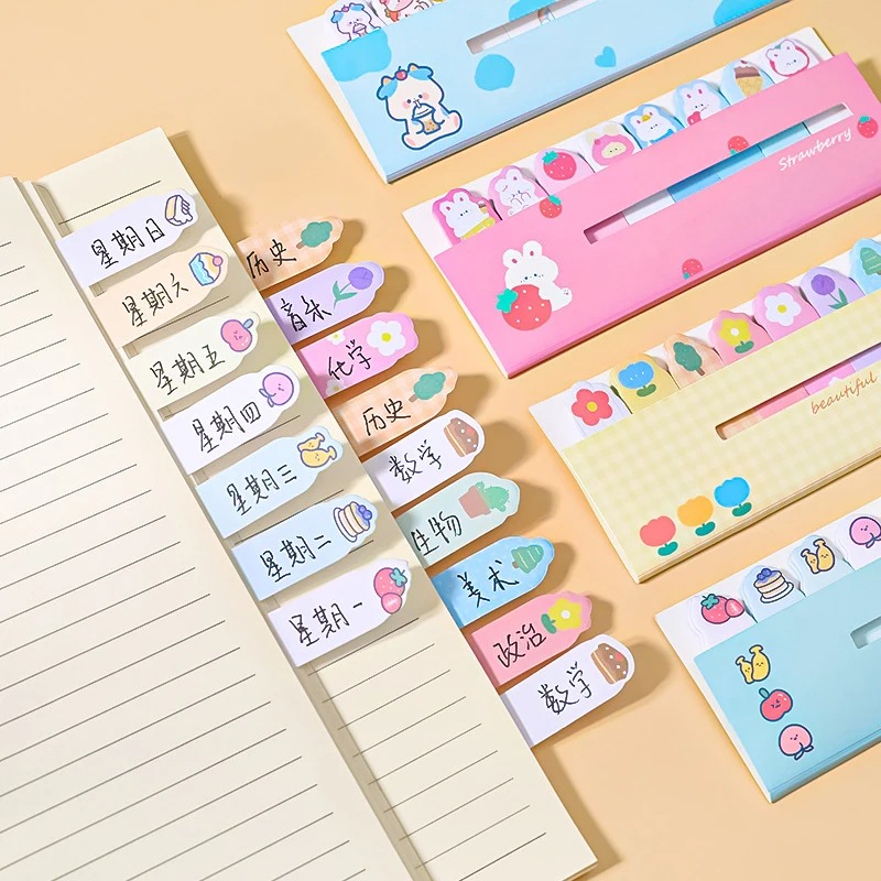 GOODAY sticky notes cute cartoon memo pad 120 sheets for students ...