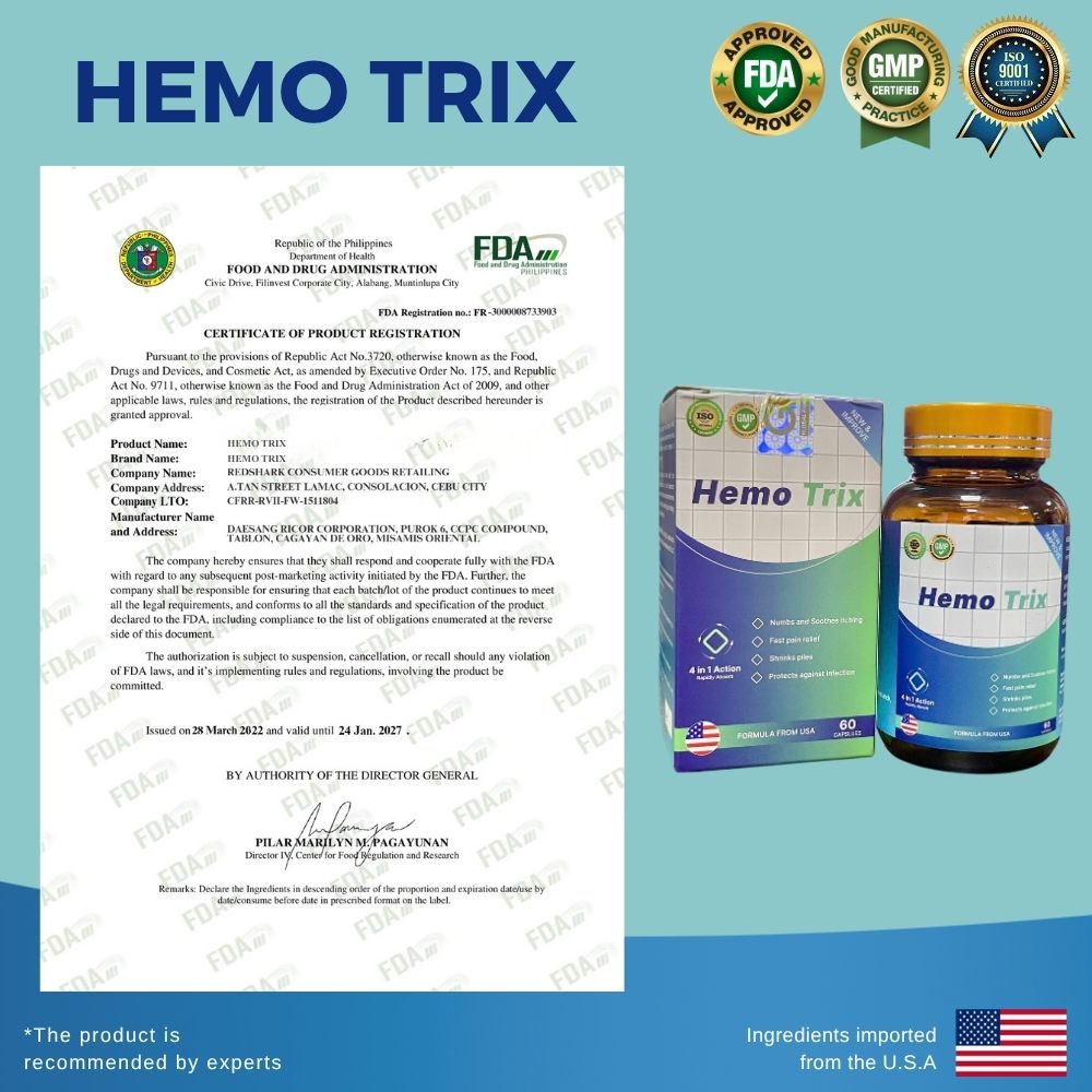 Hemo Trix Herbal Capsules – Effective Internal & External Hemorrhoid ...