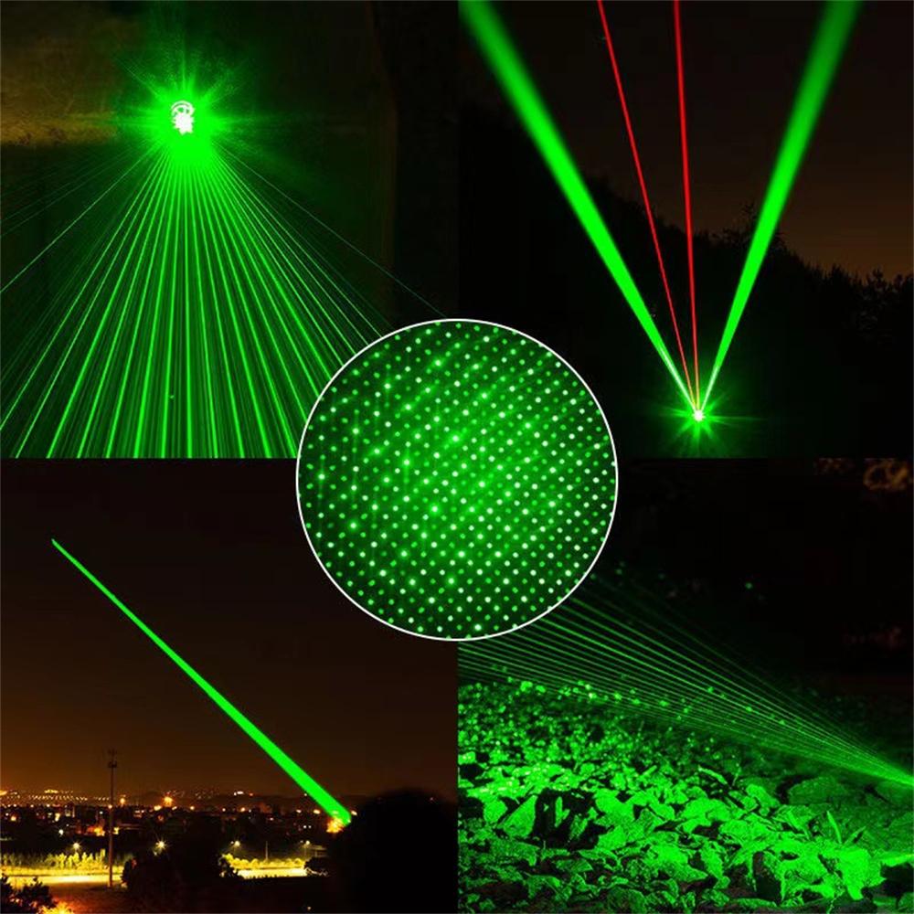 USB Rechargeable Green Laser Pointer 532nm High Power Long Distance ...