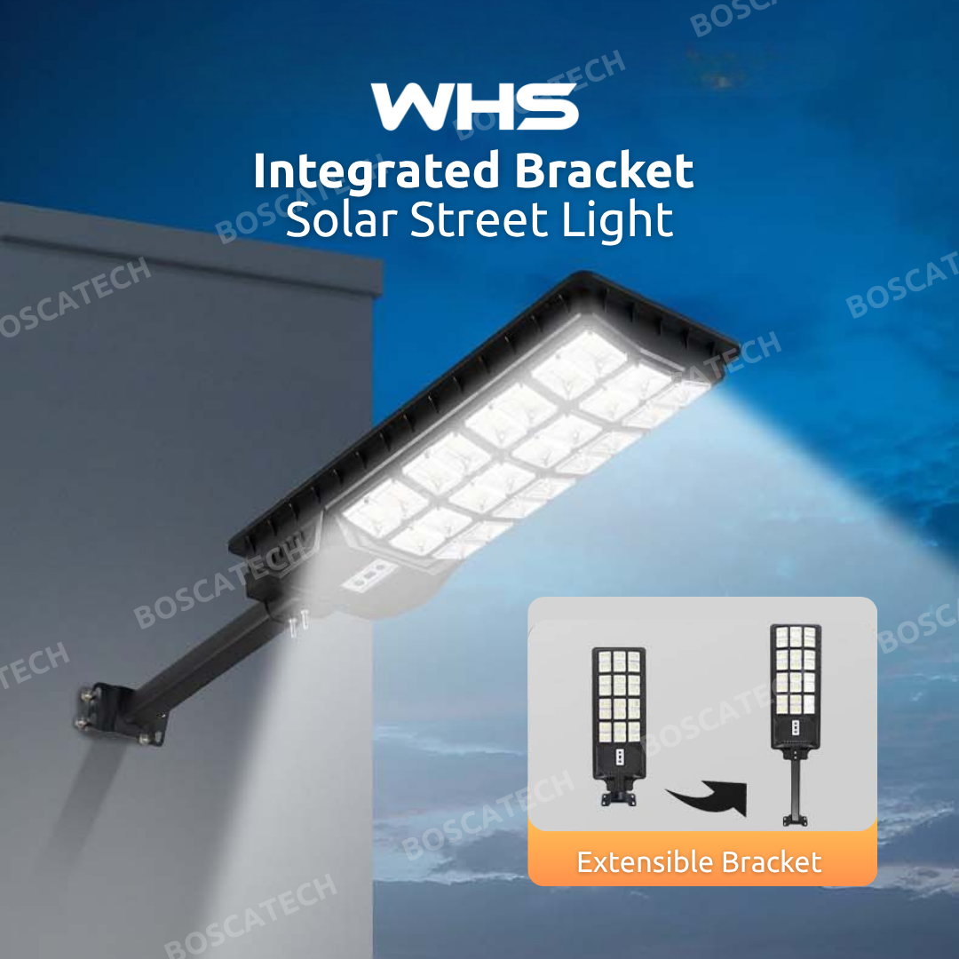 WHS 8000W 5000W 3000W LED Solar Street Light IP65 Waterproof Radar ...
