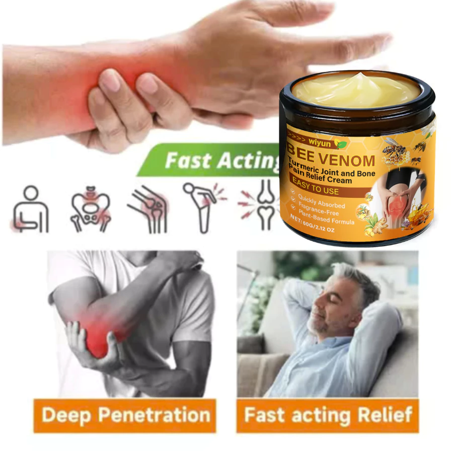 Bee Venom Turmeric Plus Fast Absorbing Joint Pain Relief Cream 50G ...