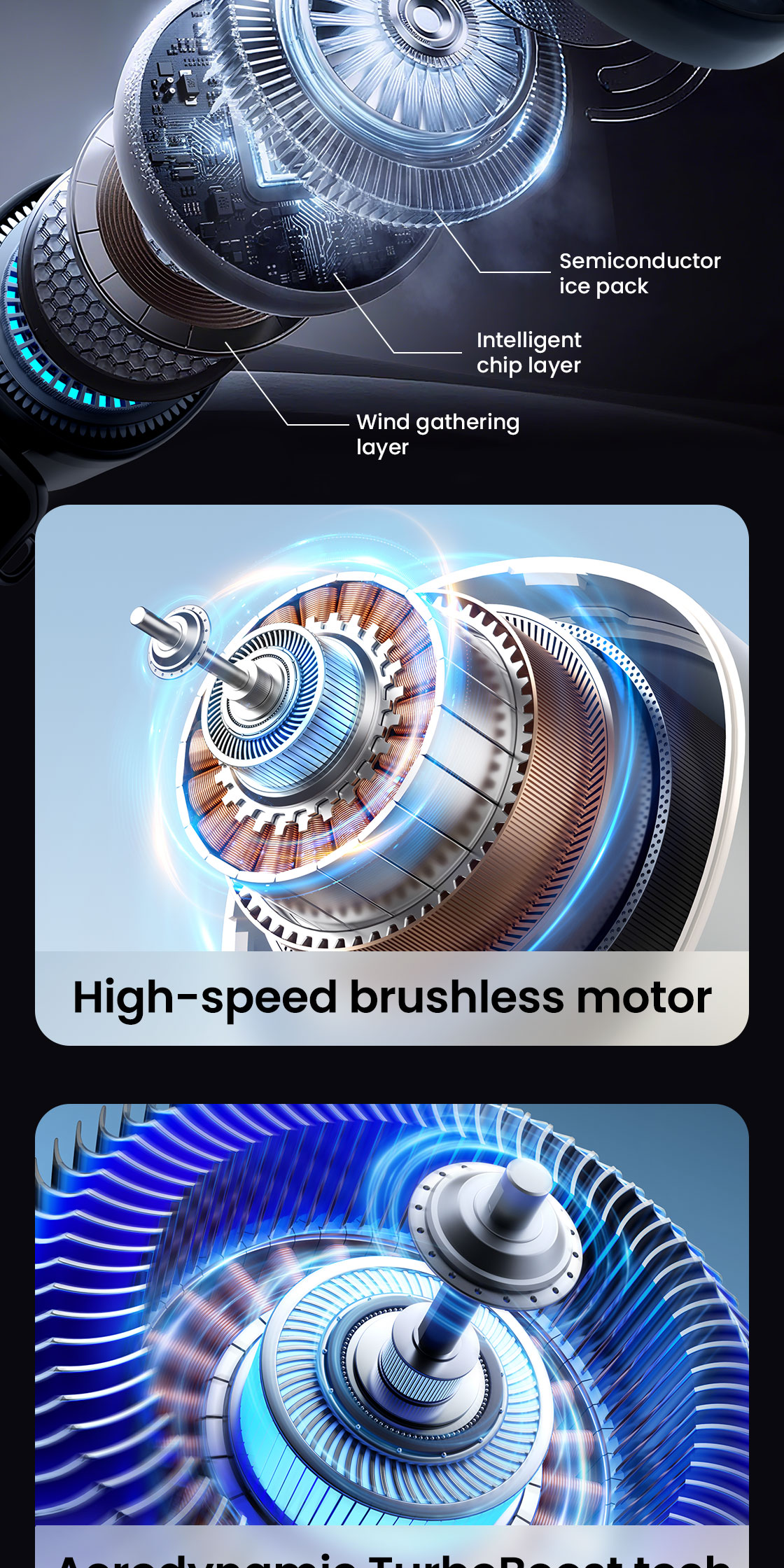 MAXAWEI S-27 Handheld Fan 4000mah 100 Gear Wind Speed High Speed Mini ...