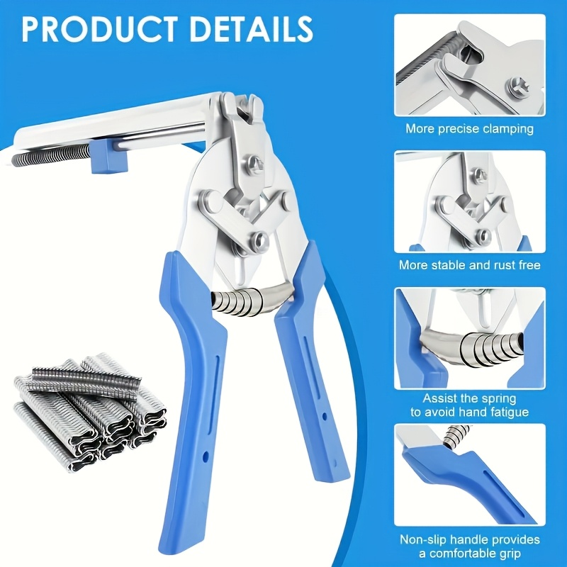 [COD] M-Type Staple Gun with 600pcs Poultry Cage Clips | Heavy-Duty ...